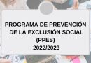 Programa de Prevención de la Exclusión Social 2022-2023